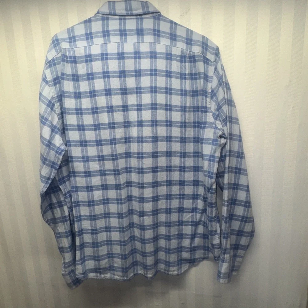 J Crew‎ Mens Slim Fit Long Sleeve Button Down Shirt Size XLBlue